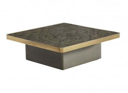 Side table wood new modern design furniture luxury dark gray marble living room
